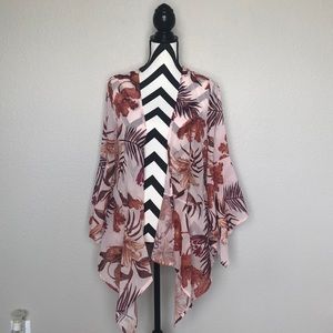 Tropical Asymmetrical Kimono